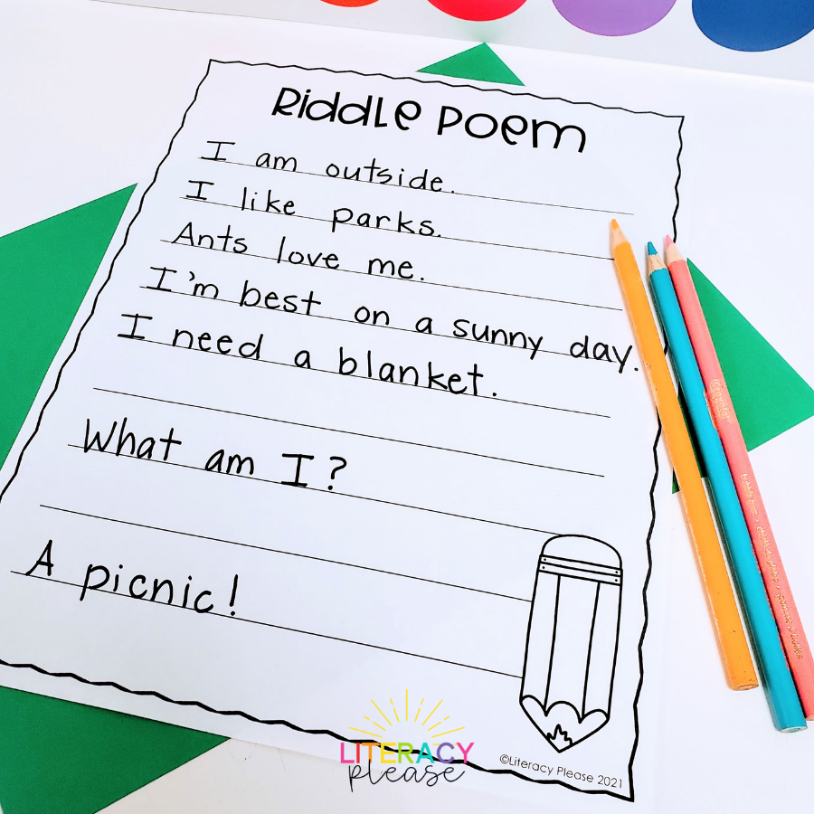 Google Riddle Poems for Kids
